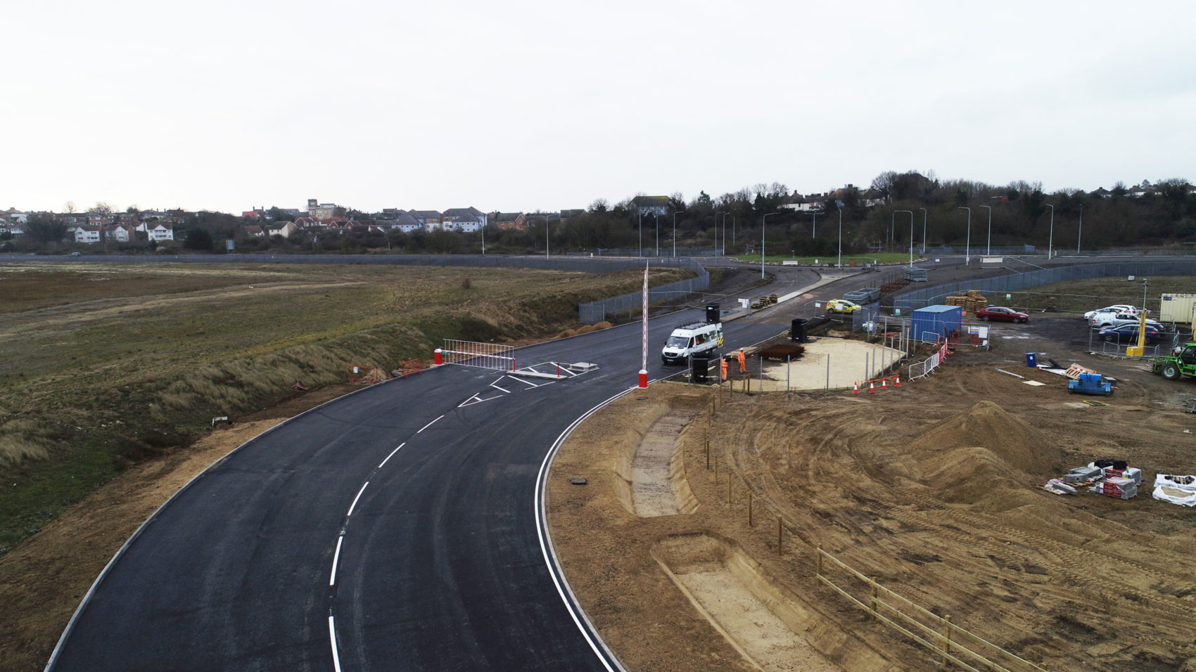 Work on new access road - March 2019