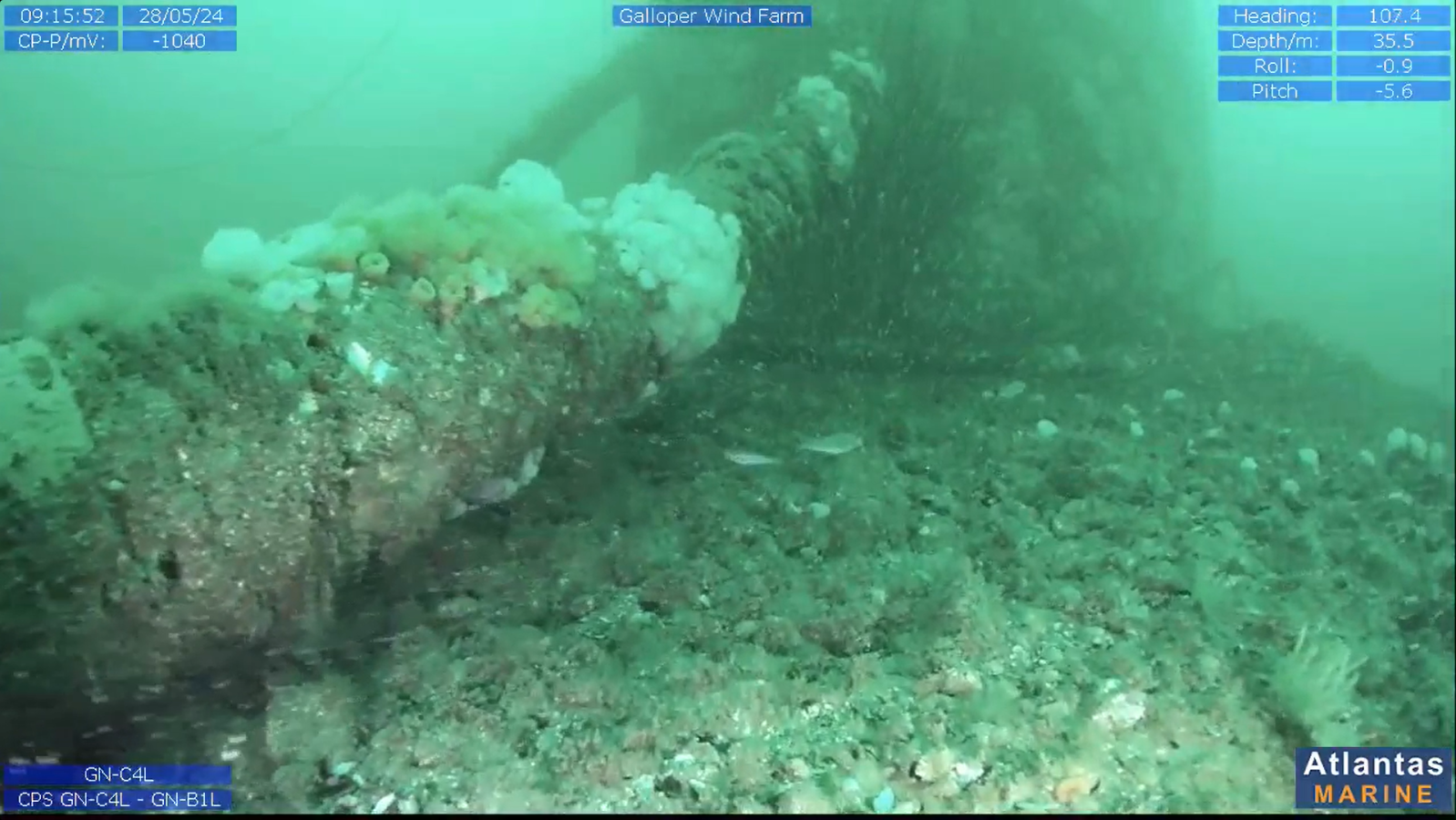 Rov Inpsection Foundation & Cable