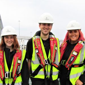 L R Galloper Apprentices Rosie Underhill Thomas Bryant And Eve Dupuy
