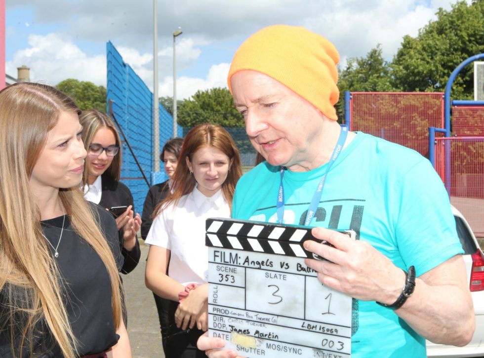 Lauren And Director With Clapperboard 980x725